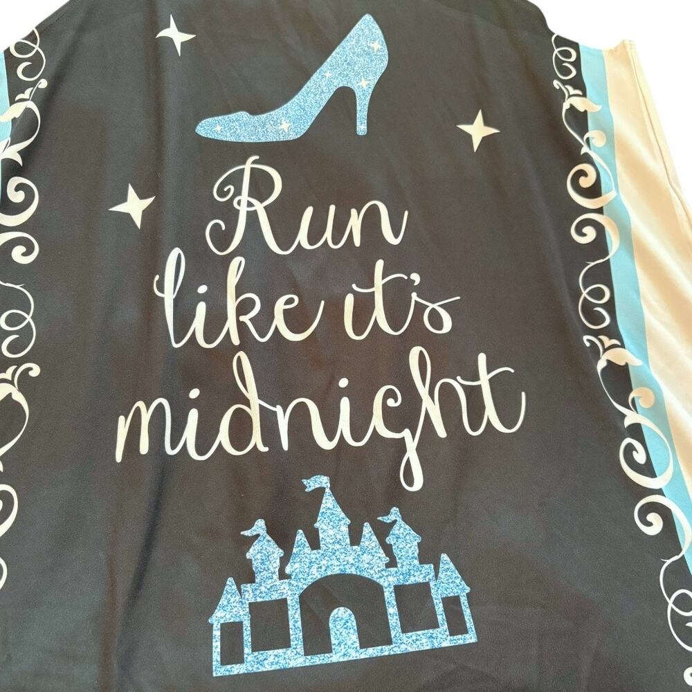 Athletic Tank - Cinderella Run Like It’s Midnight  - XL - Like New - Picture 4 of 8